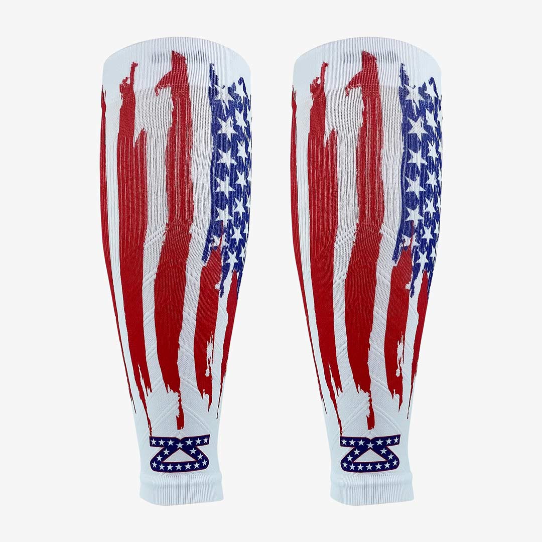Rugged USA Flag Compression Leg SleevesLeg Sleeves - Zensah