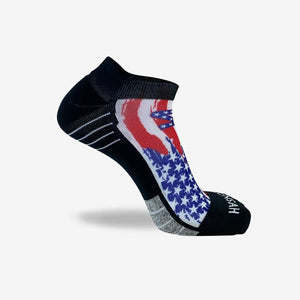 Rugged USA Flag Running Socks (No Show)Socks - Zensah