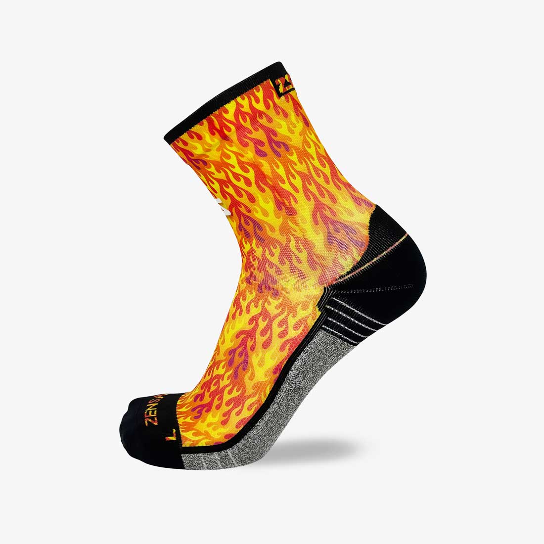 Flames Socks (Mini-Crew)Socks - Zensah