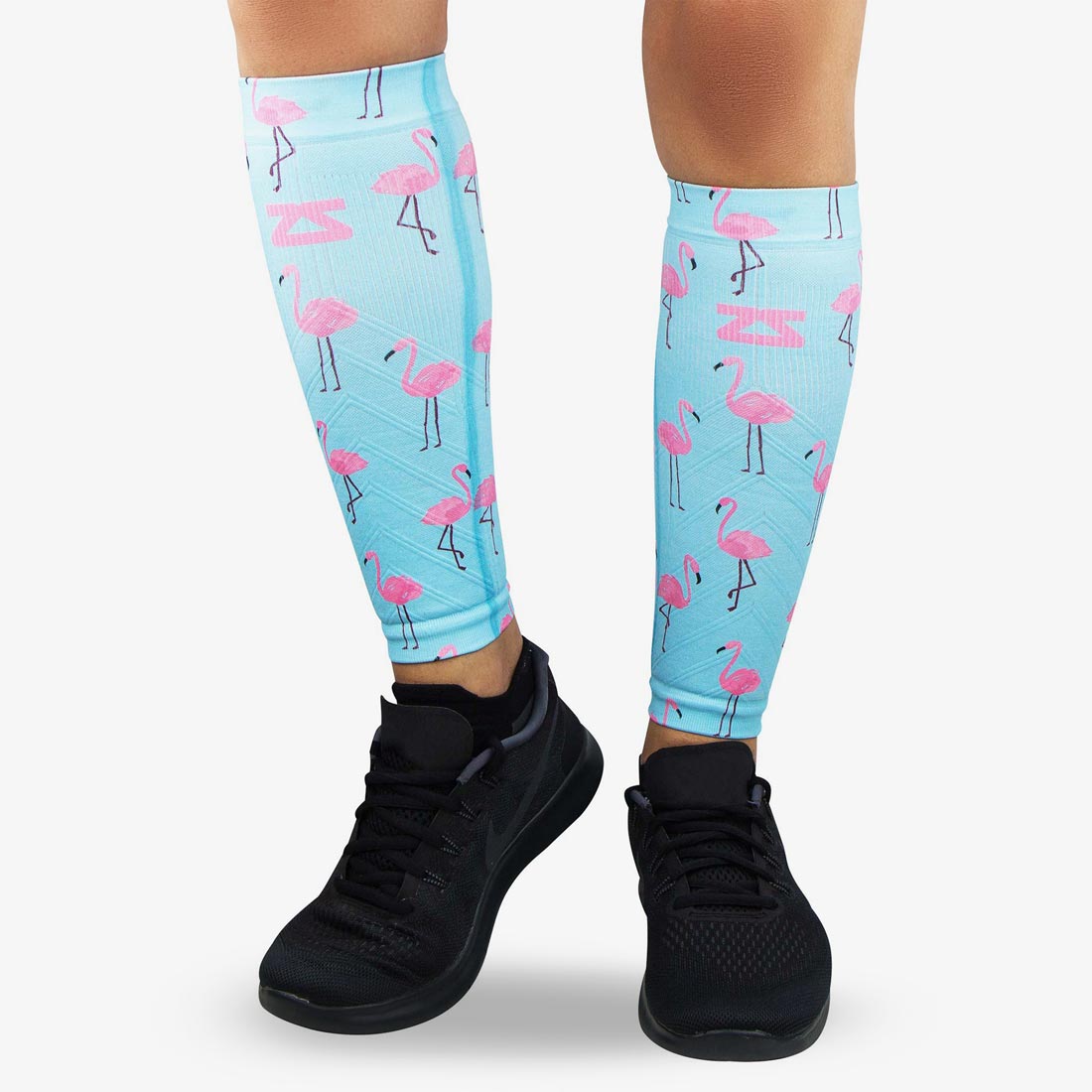 Pink Flamingos Compression Leg SleevesLeg Sleeves - Zensah