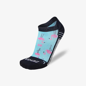 Pink Flamingos Socks (No Show) - Zensah
