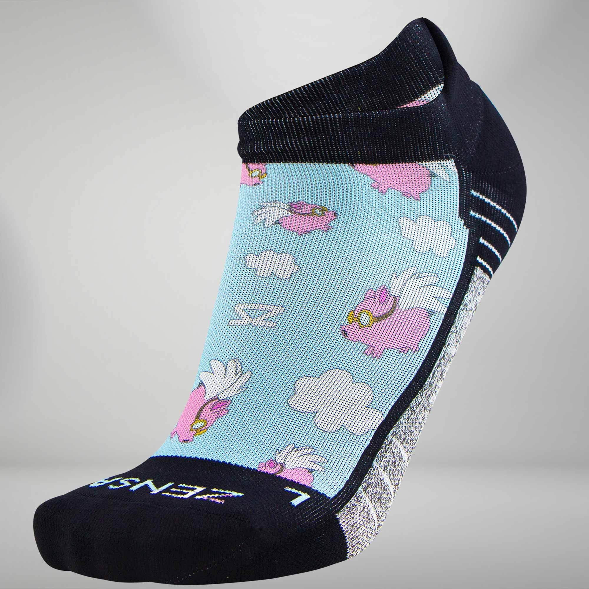 Flying Pigs Socks (No Show)Socks - Zensah