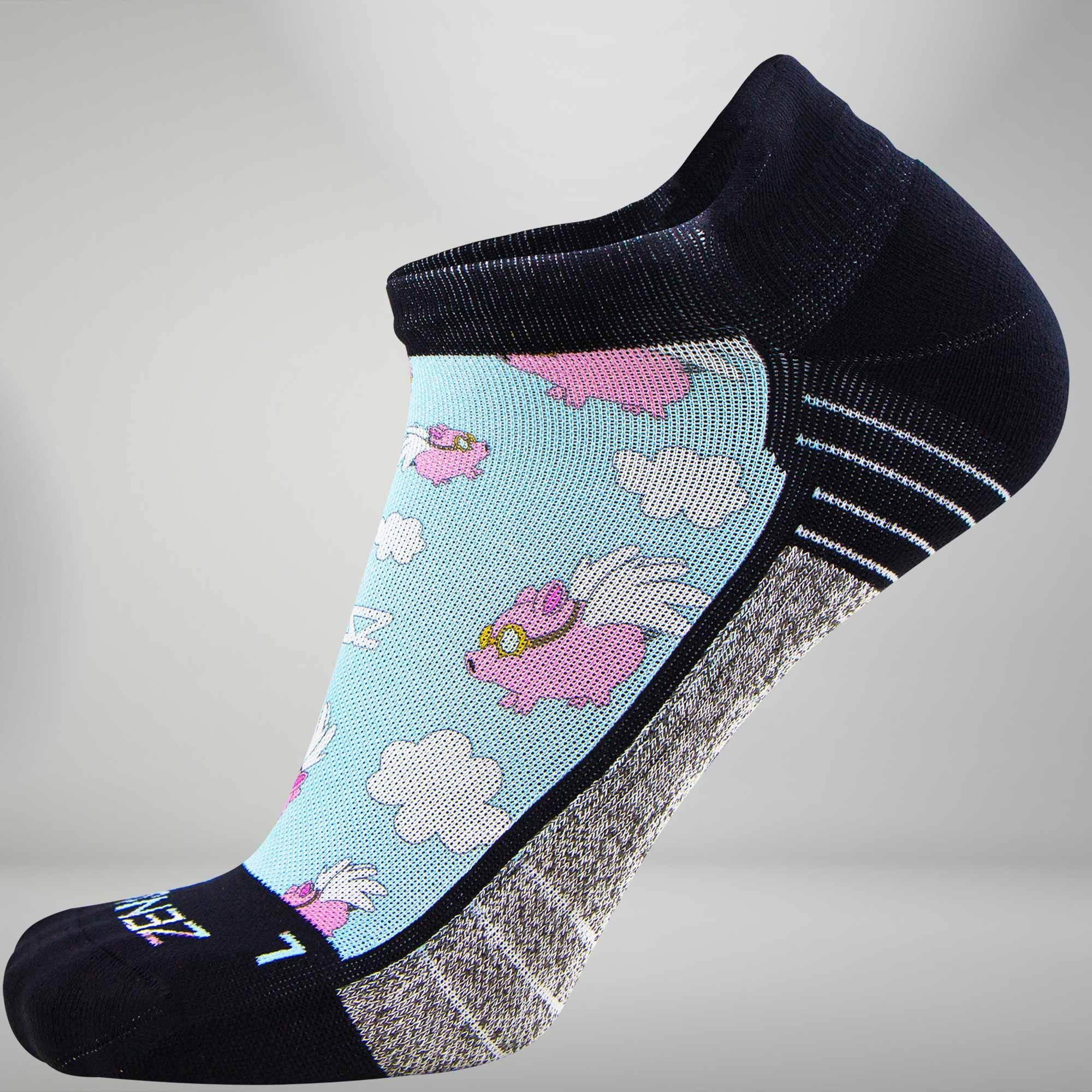 Flying Pigs Socks (No Show)Socks - Zensah