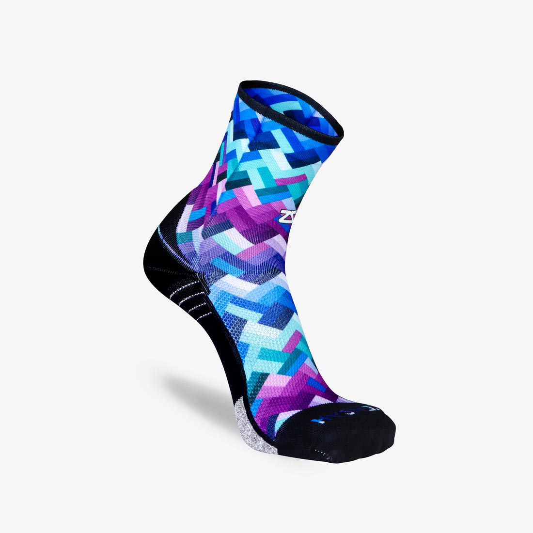 Geo Waves Socks (Mini Crew)Socks - Zensah