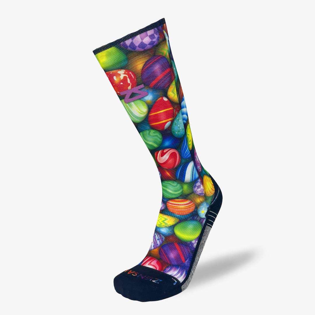 Multi-Colored Eggs Compression Socks (Knee-High)Socks - Zensah