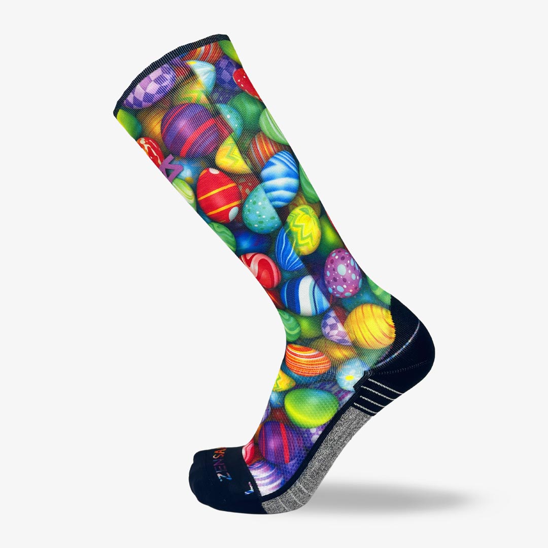 Multi-Colored Eggs Compression Socks (Knee-High)Socks - Zensah