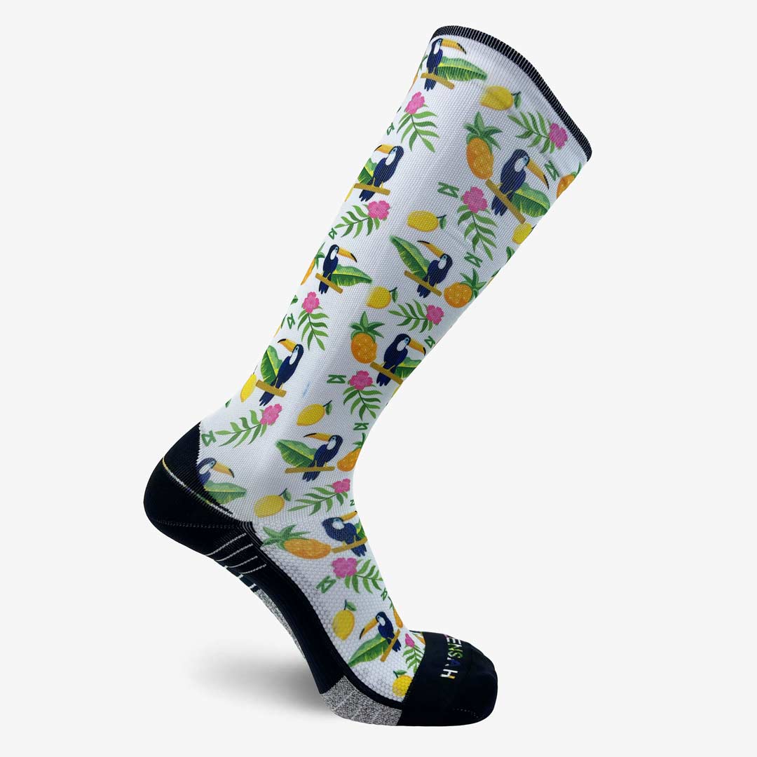 Toucans Compression Socks (Knee-High)Socks - Zensah