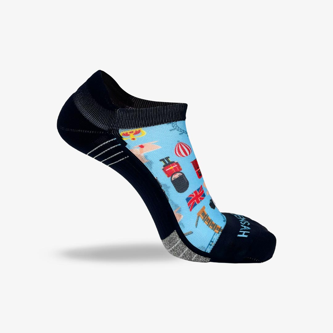 London Doodle Running Socks (No Show)Socks - Zensah