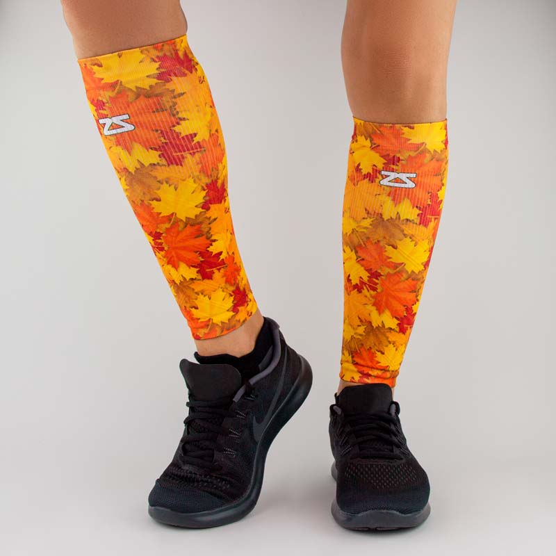 Maple Leaves Compression Leg SleevesLeg Sleeves - Zensah
