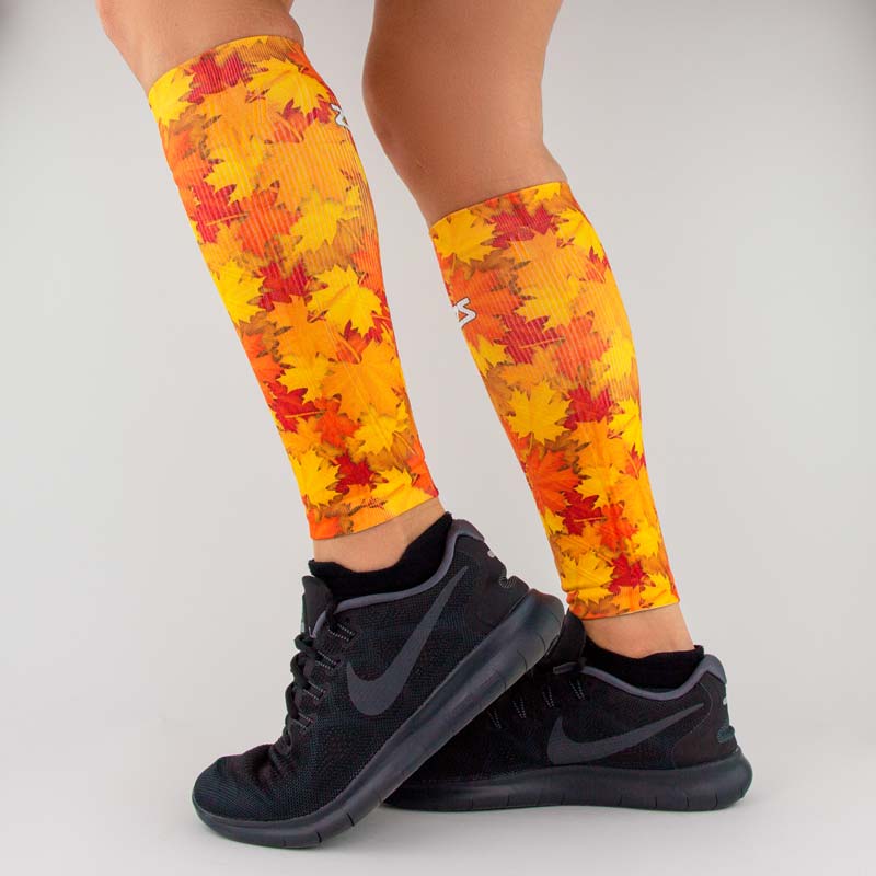 Maple Leaves Compression Leg SleevesLeg Sleeves - Zensah