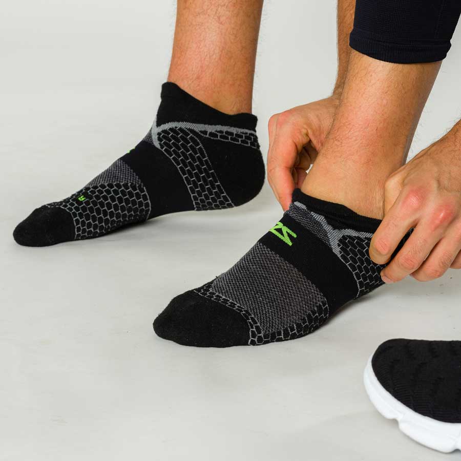 Grit 2.0 Running Socks (No-Show)Socks - Zensah
