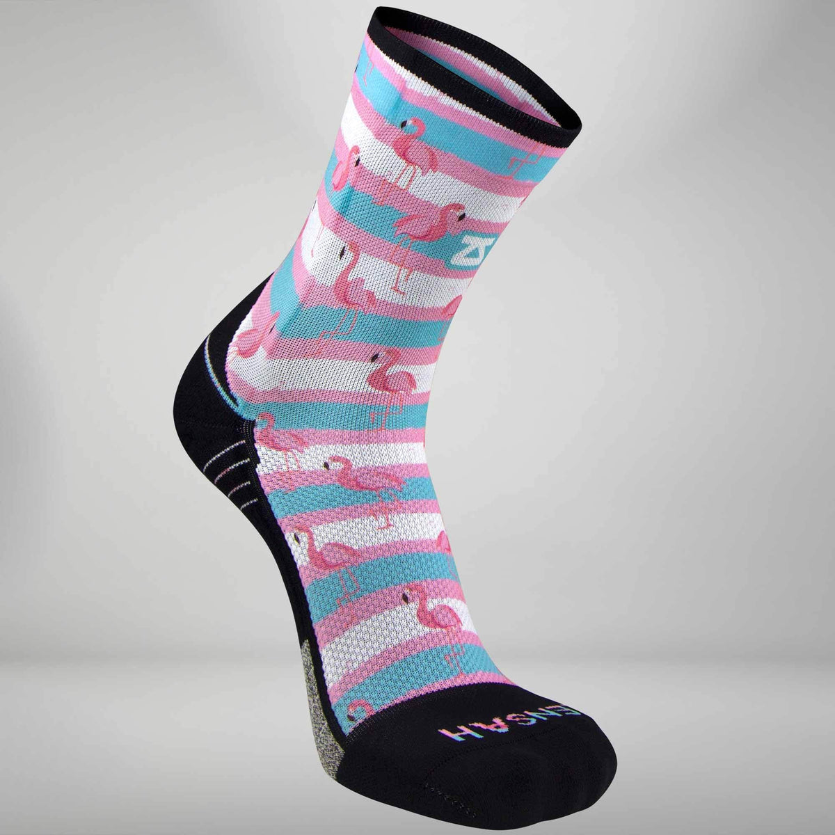 Summer Flamingo Socks (Mini-Crew)Socks - Zensah