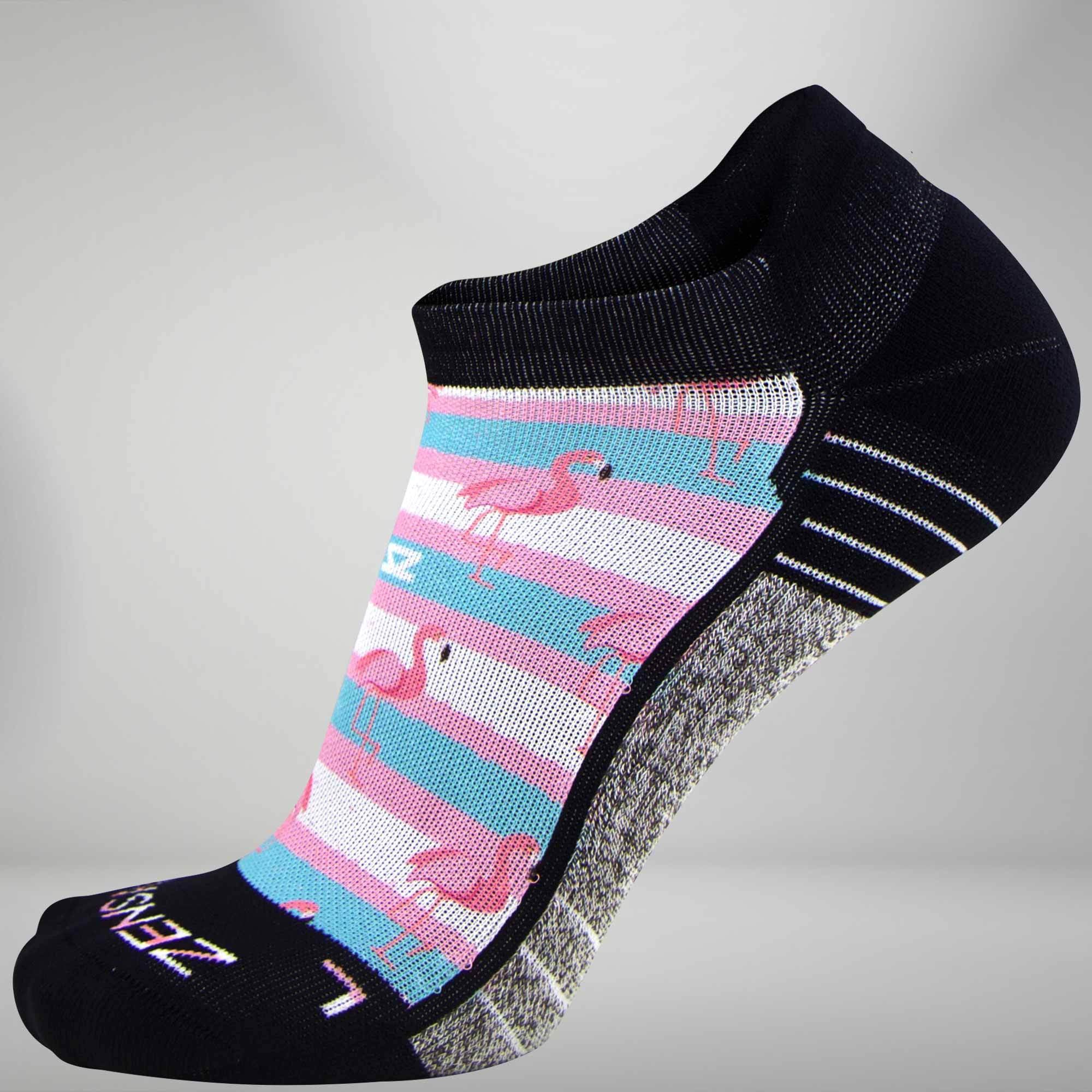 Summer Flamingo Socks (No-Show)Socks - Zensah