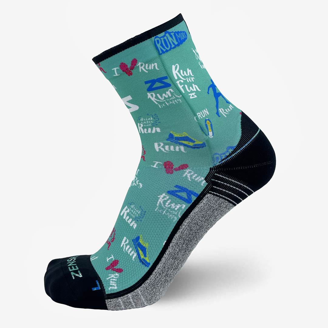 Running Motivation Socks (Mini-Crew)Socks - Zensah