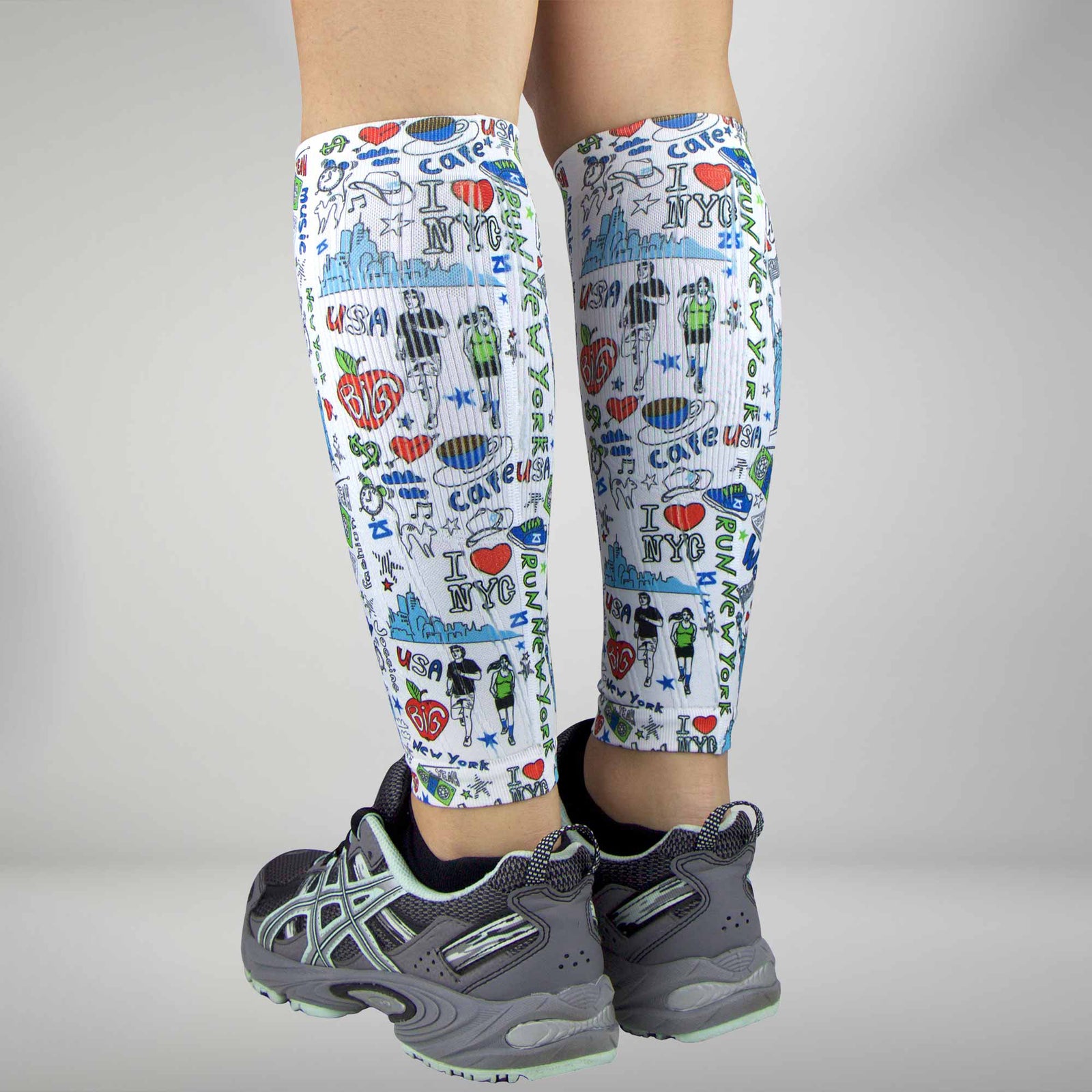 New York Doodle Compression Leg SleevesLeg Sleeves - Zensah