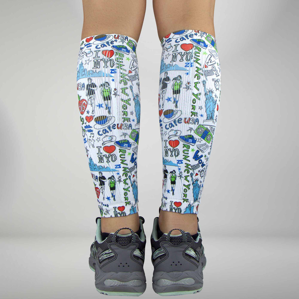 New York Doodle Compression Leg SleevesLeg Sleeves - Zensah