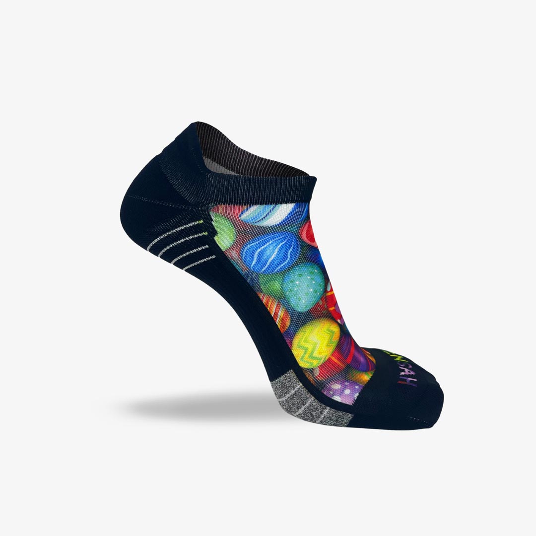 Multi-Colored Eggs Running Socks (No Show)Socks - Zensah