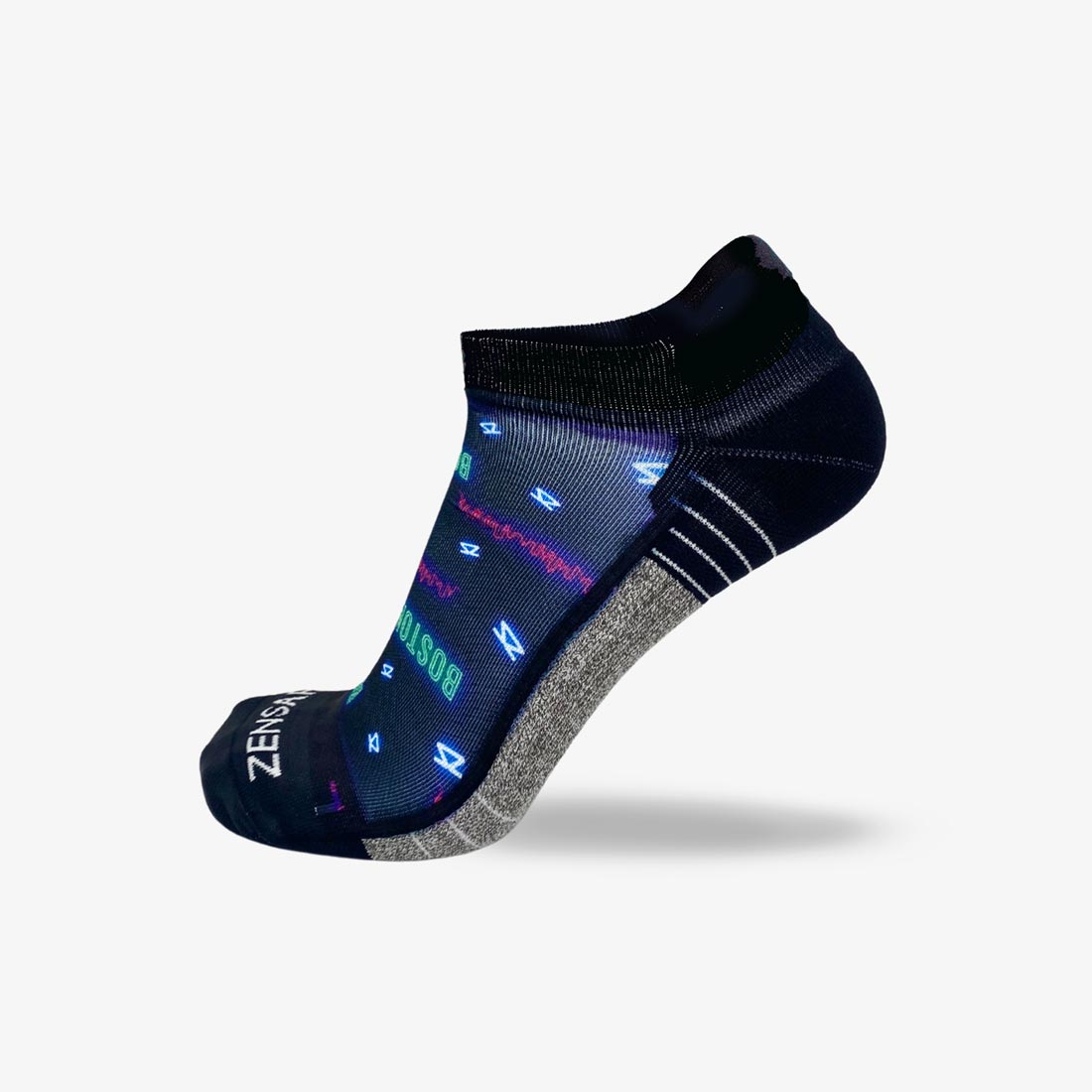 Neon Boston Running Socks (No Show)Socks - Zensah