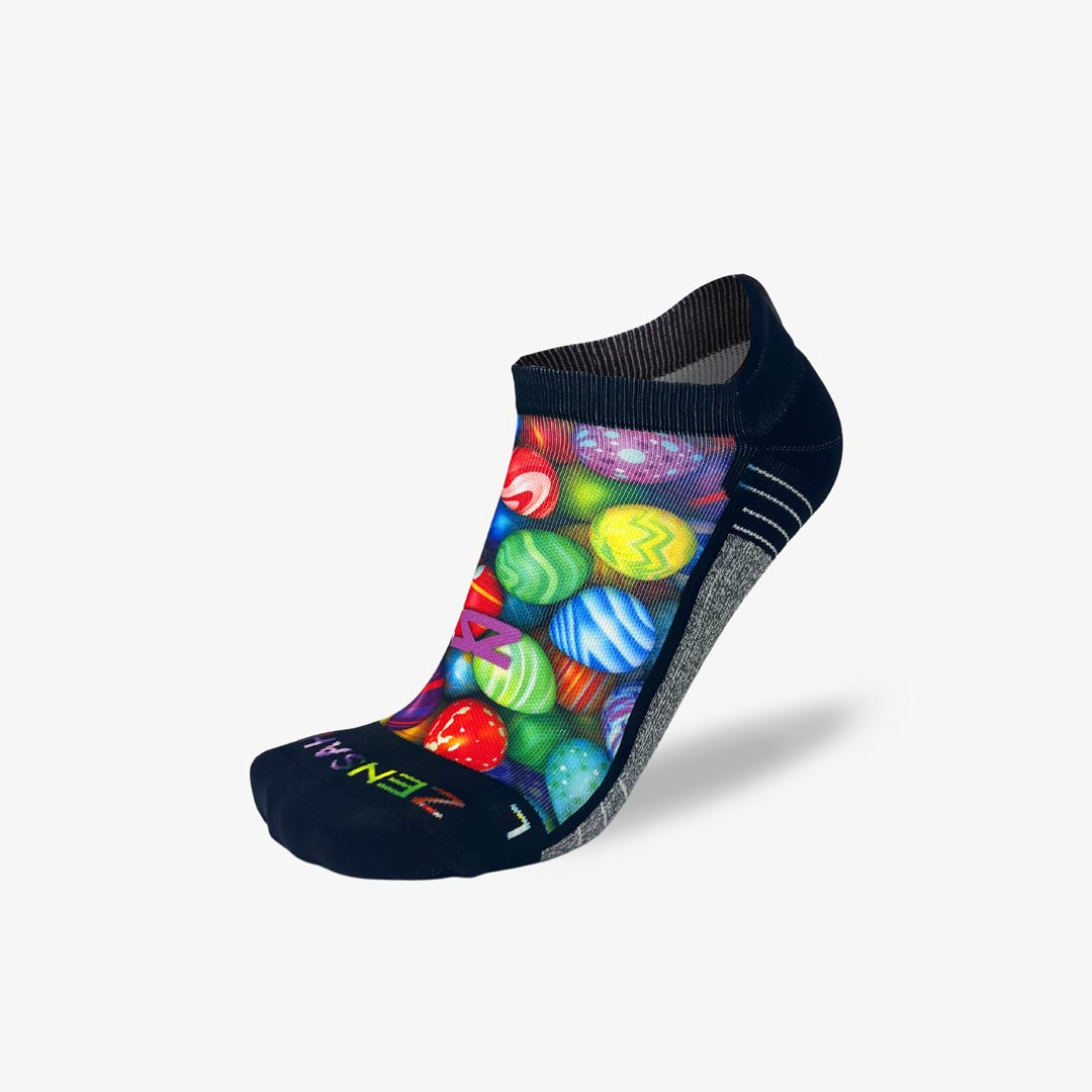 Multi-Colored Eggs Running Socks (No Show)Socks - Zensah