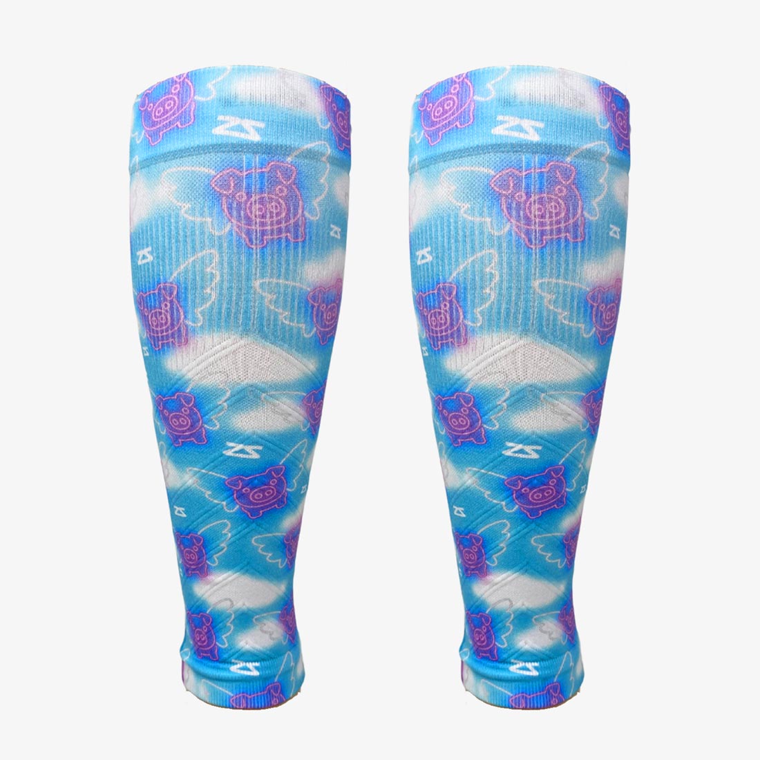 Neon Flying Pigs Compression Leg SleevesLeg Sleeves - Zensah
