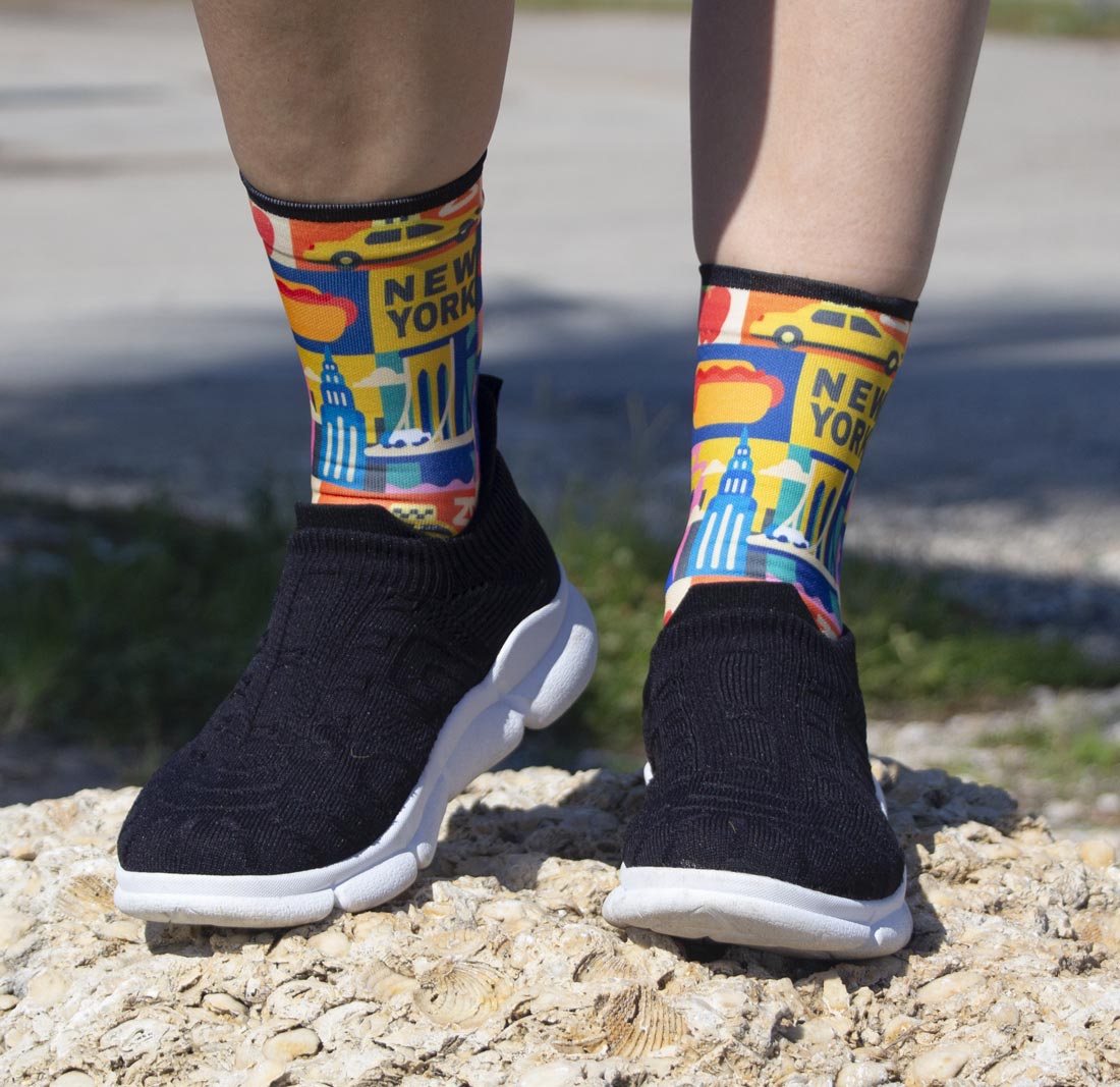 New York Blocks Socks (Mini-Crew)Socks - Zensah