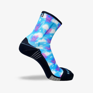 Neon Flying Pigs Socks (Mini-Crew)Socks - Zensah
