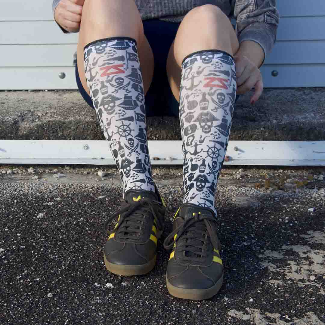 Pirate Vibes Compression Socks (Knee-High)Socks - Zensah