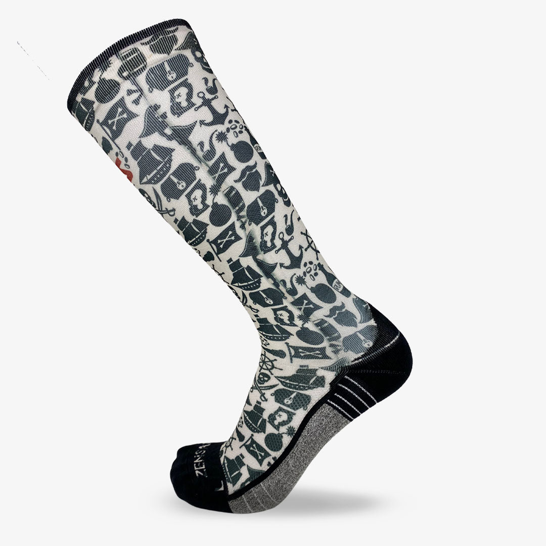 Pirate Vibes Compression Socks (Knee-High)Socks - Zensah