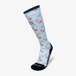 Superhero Pigs Compression Socks (Knee-High)Socks - Zensah
