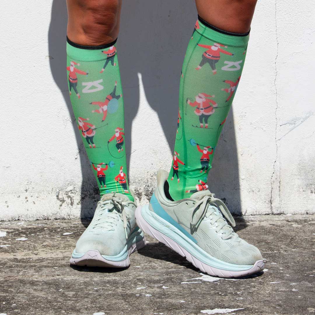 Santa Cardio Compression Socks (Knee-High)Socks - Zensah