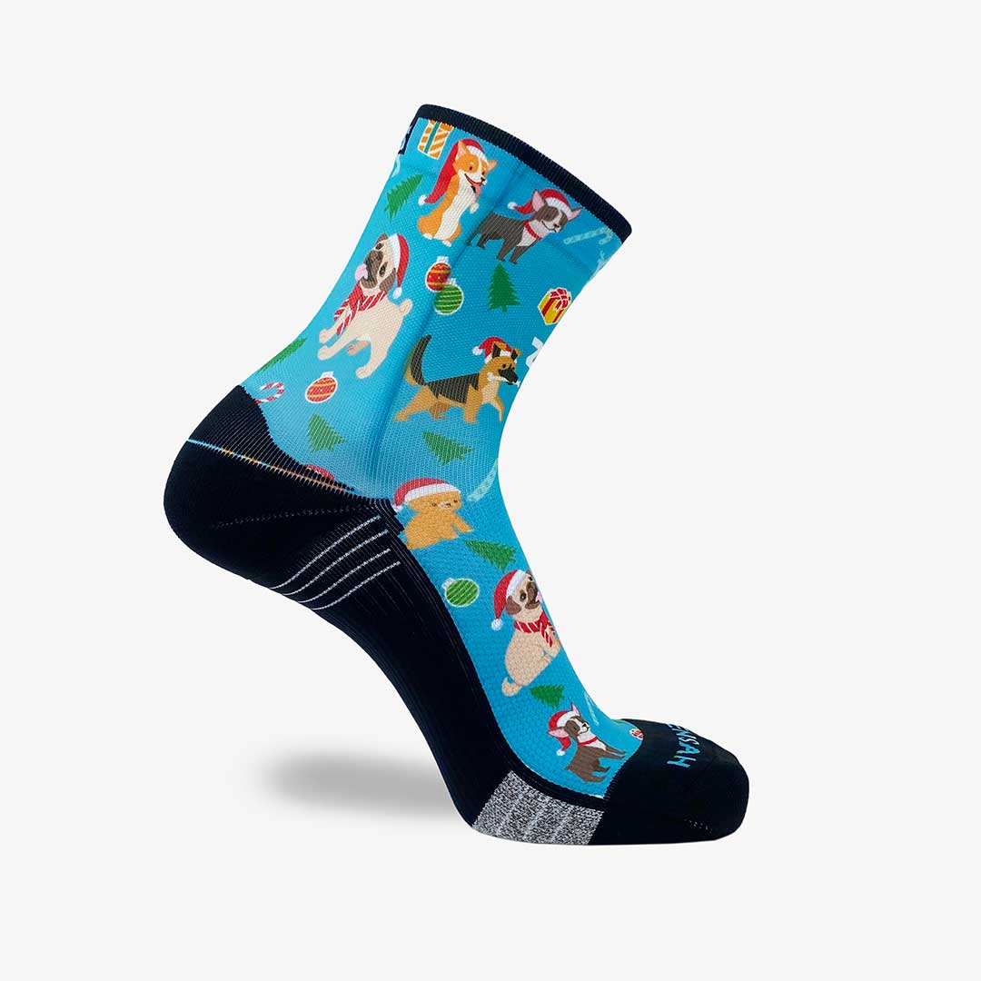 Santa Dogs Socks (Mini Crew)Socks - Zensah