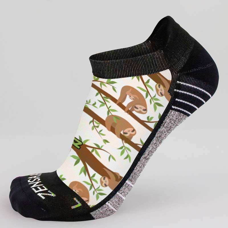 Sloths Running Socks (No Show) - Zensah