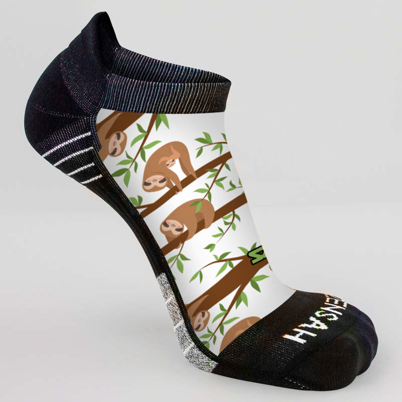 Sloths Running Socks (No Show) - Zensah