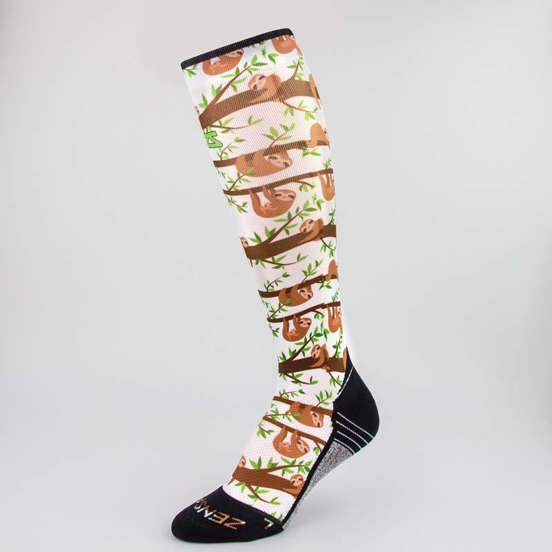 Sloths Compression Socks (Knee-High)Socks - Zensah
