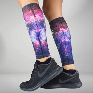 Space Nebula Compression Leg SleevesLeg Sleeves - Zensah