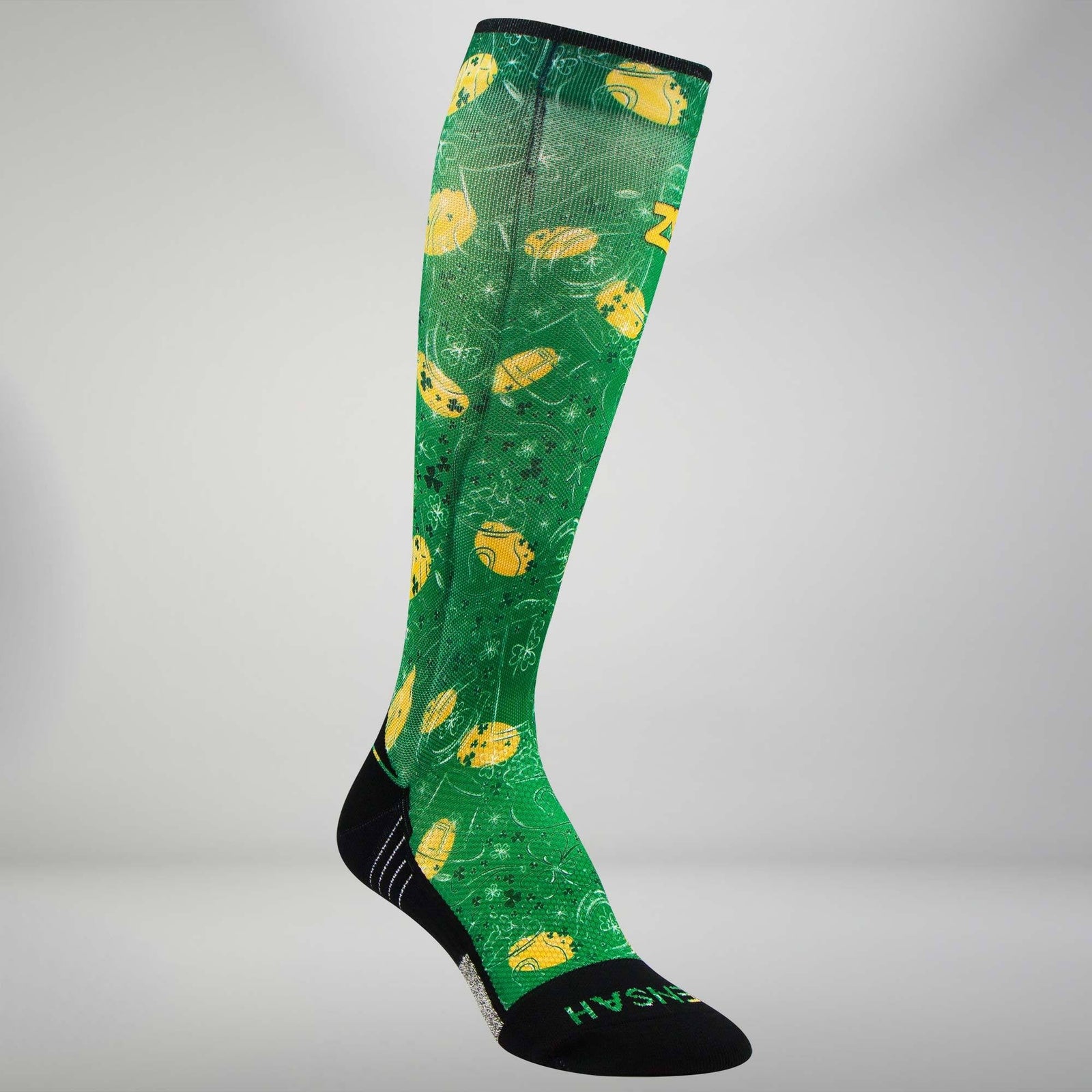 St Patrick's Doodle Compression Socks (Knee-High)Socks - Zensah