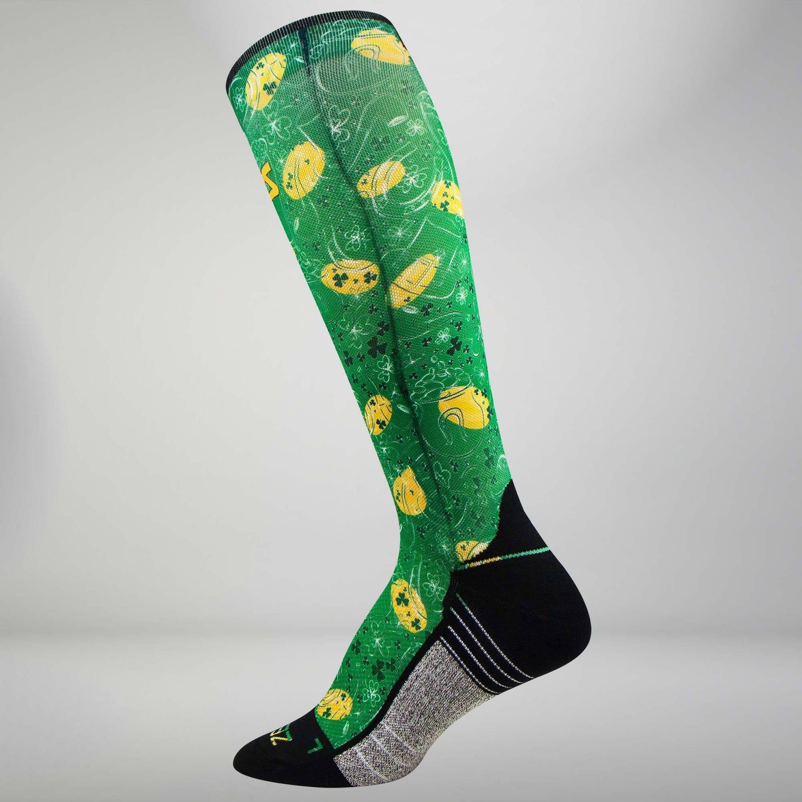 St Patrick's Doodle Compression Socks (Knee-High)Socks - Zensah