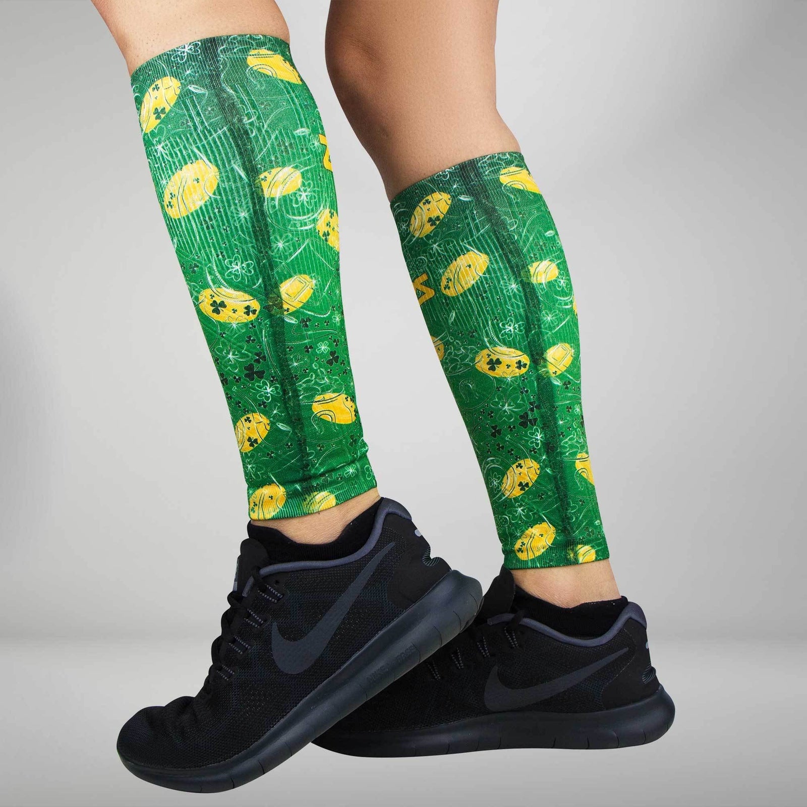 St Patrick's Doodle Compression Leg SleevesLeg Sleeves - Zensah