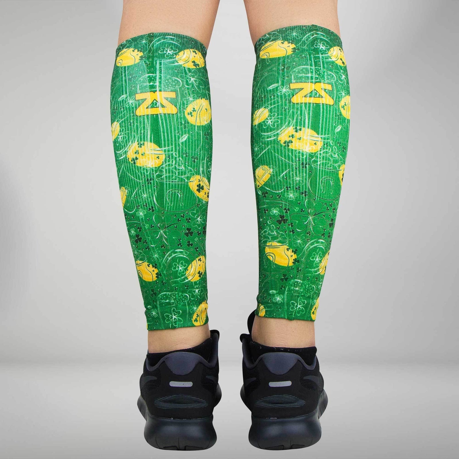 St Patrick's Doodle Compression Leg SleevesLeg Sleeves - Zensah