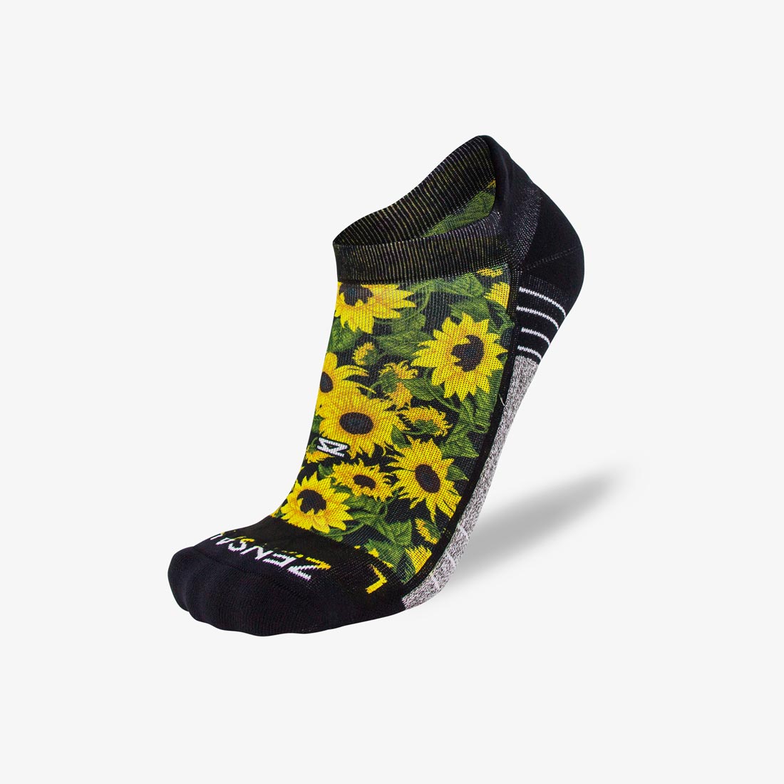 Sunflowers Running Socks (No Show) - Zensah