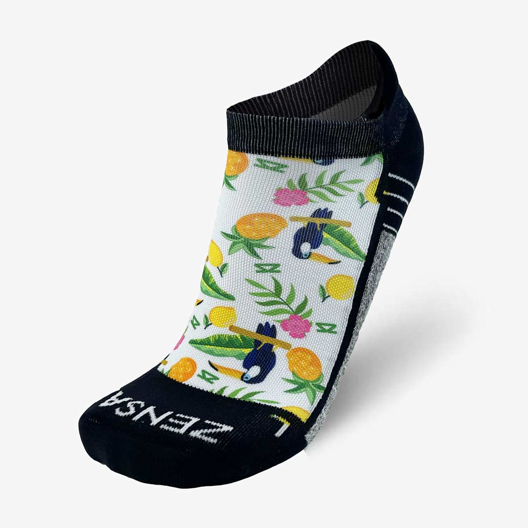 Toucans Running Socks (No Show)Socks - Zensah
