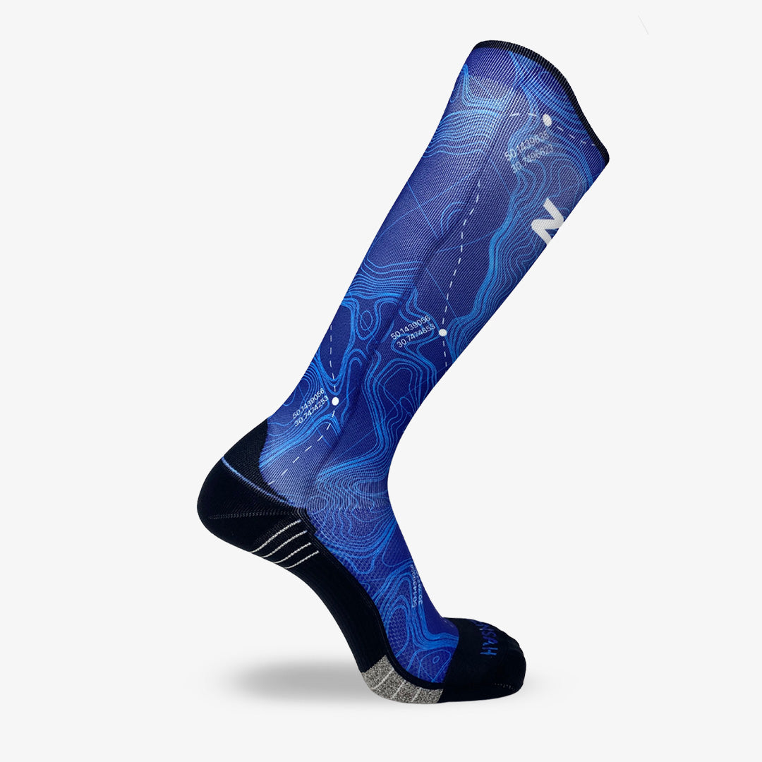 Topo Trail Compression Socks (Knee-High)Socks - Zensah