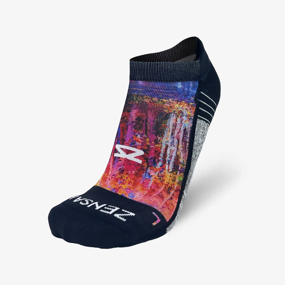 Fall Trees Running Socks (No Show)Socks - Zensah