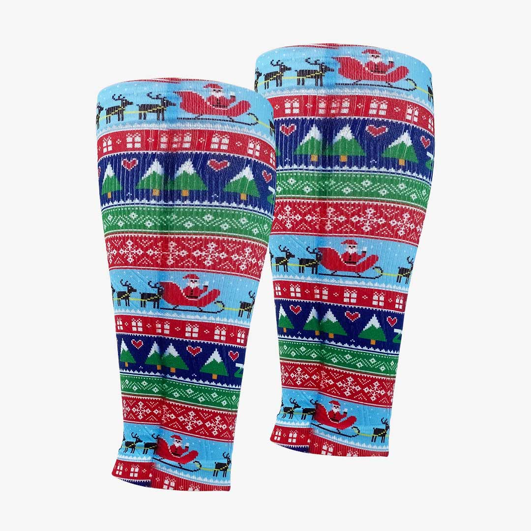Ugly Santa Sweater Compression Leg SleevesLeg Sleeves - Zensah