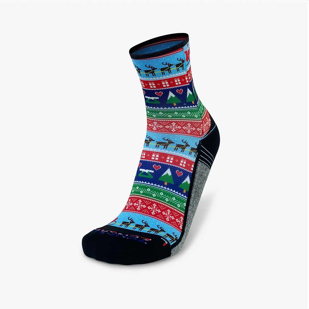 Ugly Santa Sweater Socks (Mini-Crew)Socks - Zensah