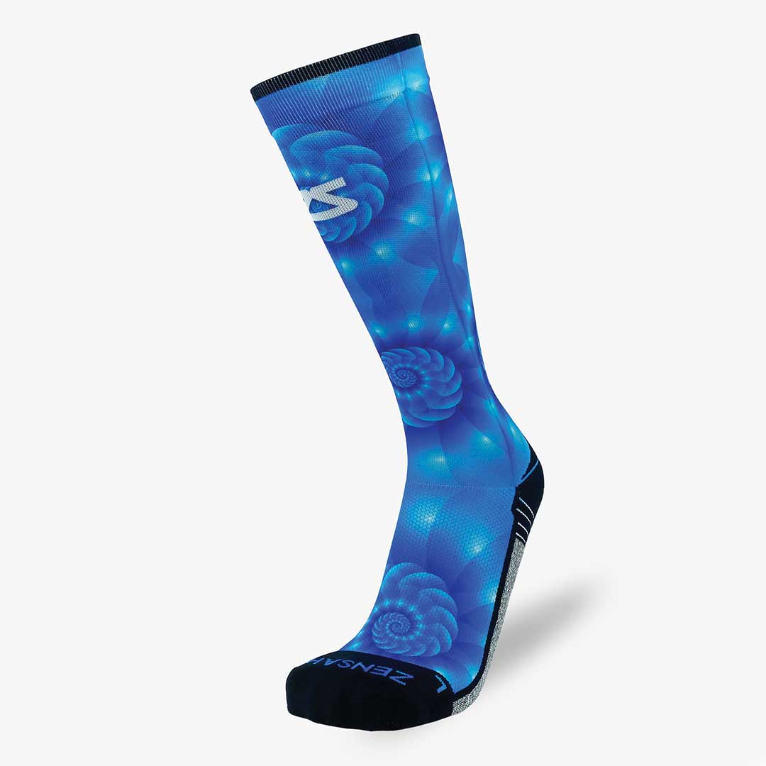 Fibonacci Spiral Compression Socks (Knee-High)Socks - Zensah