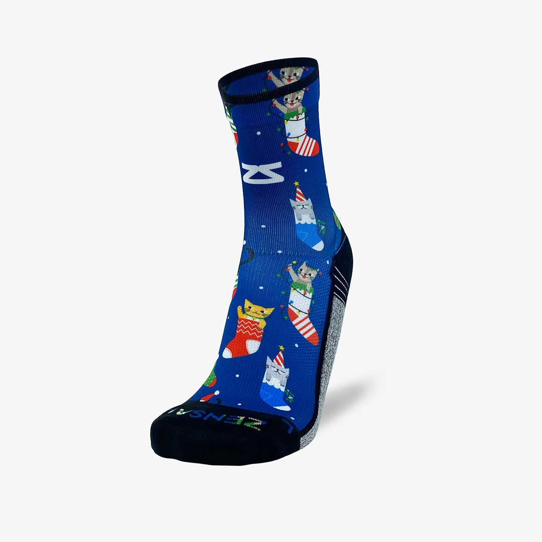 Xmas Cats Socks (Mini Crew)Socks - Zensah