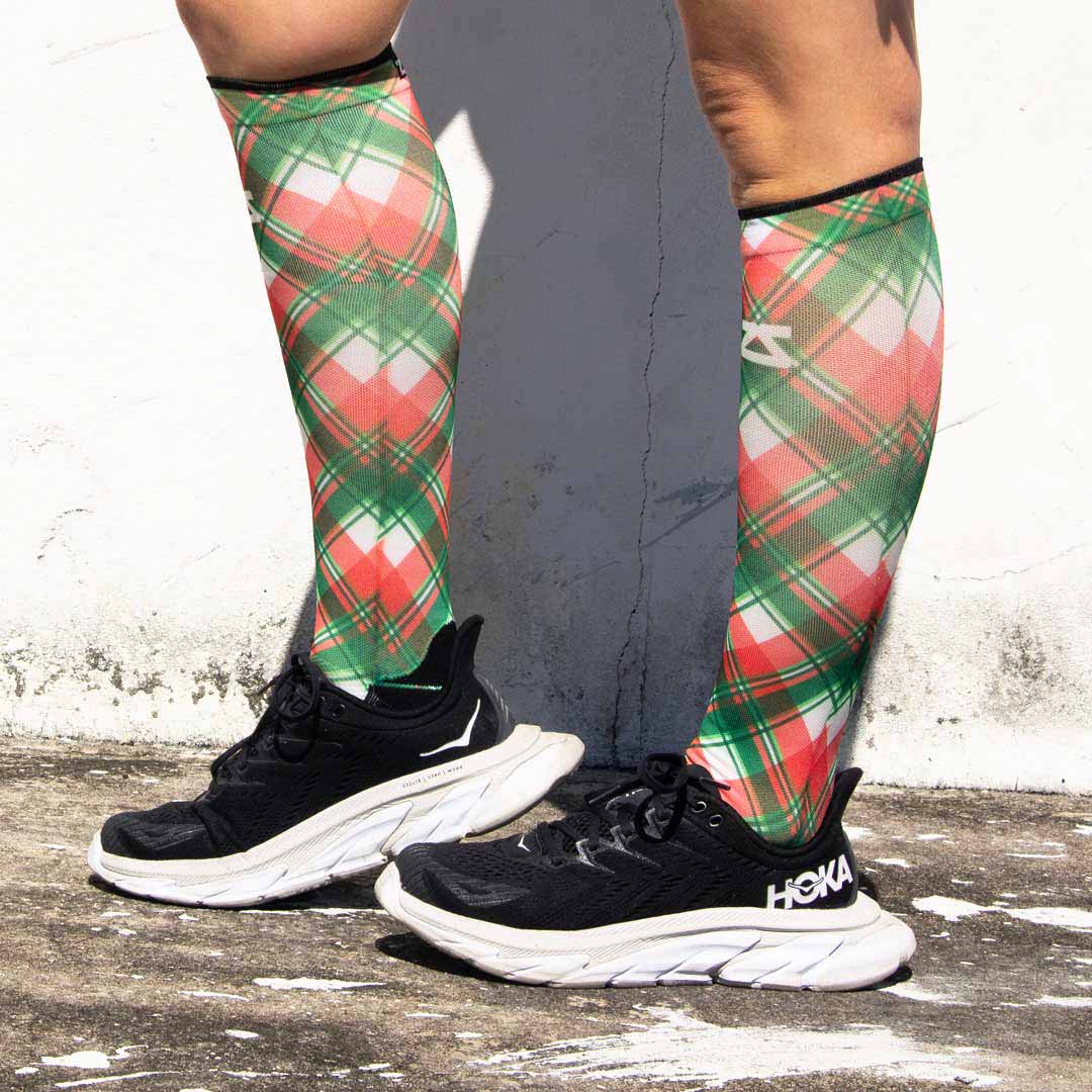 Xmas Plaid Compression Socks (Knee-High)Socks - Zensah