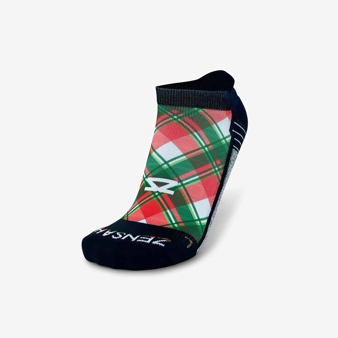 Xmas Plaid Socks (No Show)Socks - Zensah