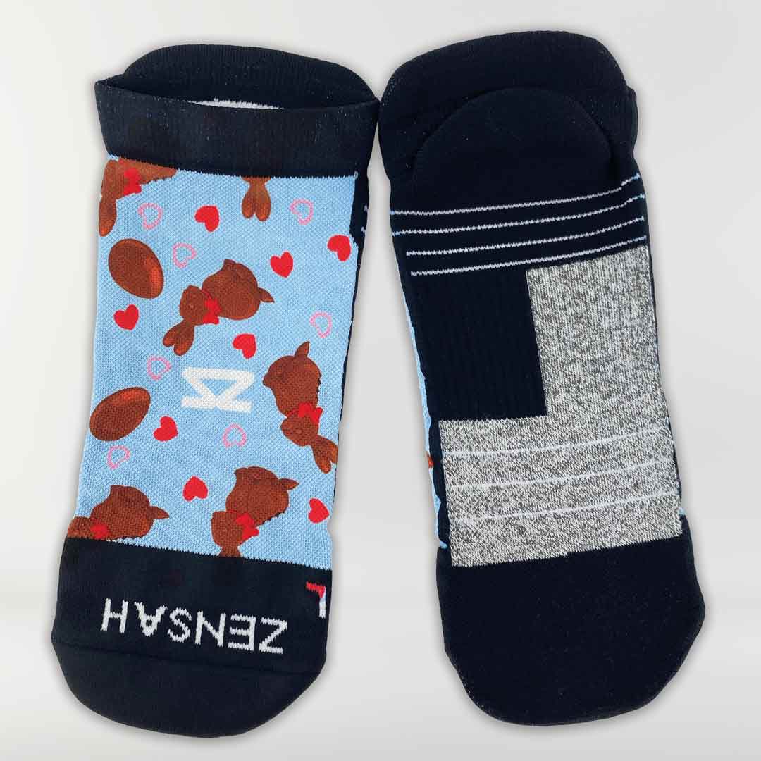 Chocolate Bunnies Running Socks (No Show)Socks - Zensah